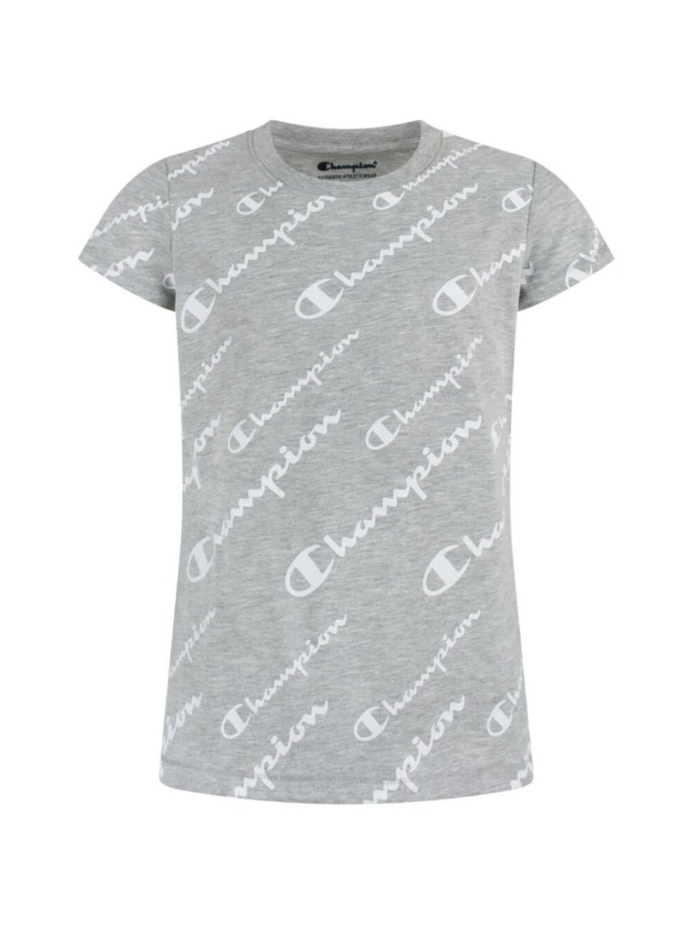 Champion Little Girls Script All Over Print T-shirt